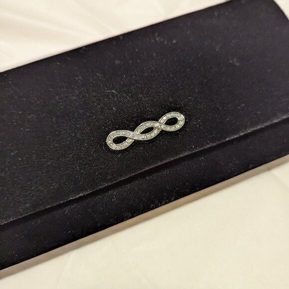 Retired Design Bag with Infinity Logo made in Velvet Black Excellent condition - Picture 3 of 9